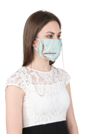 embroidered face mask
