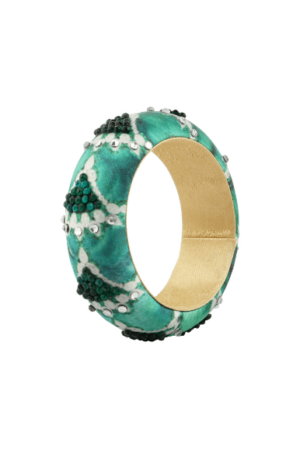 green woman bangle