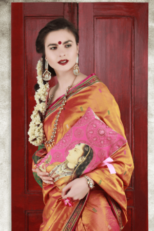 printed lingerie bag