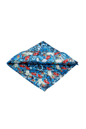 floral printed pocket square