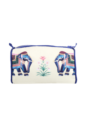 animal print travel pouch