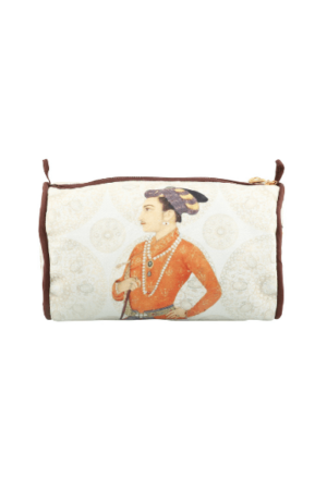 cream toiletry pouch