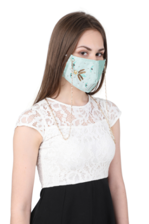 embroidered face mask