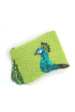 peacock pouch