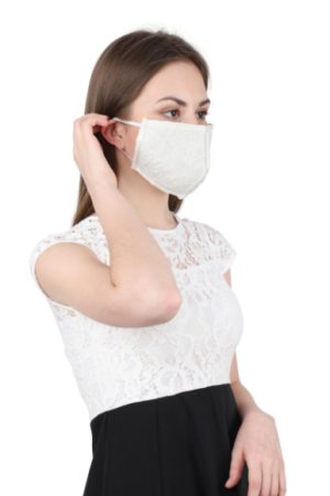 embroidered face mask