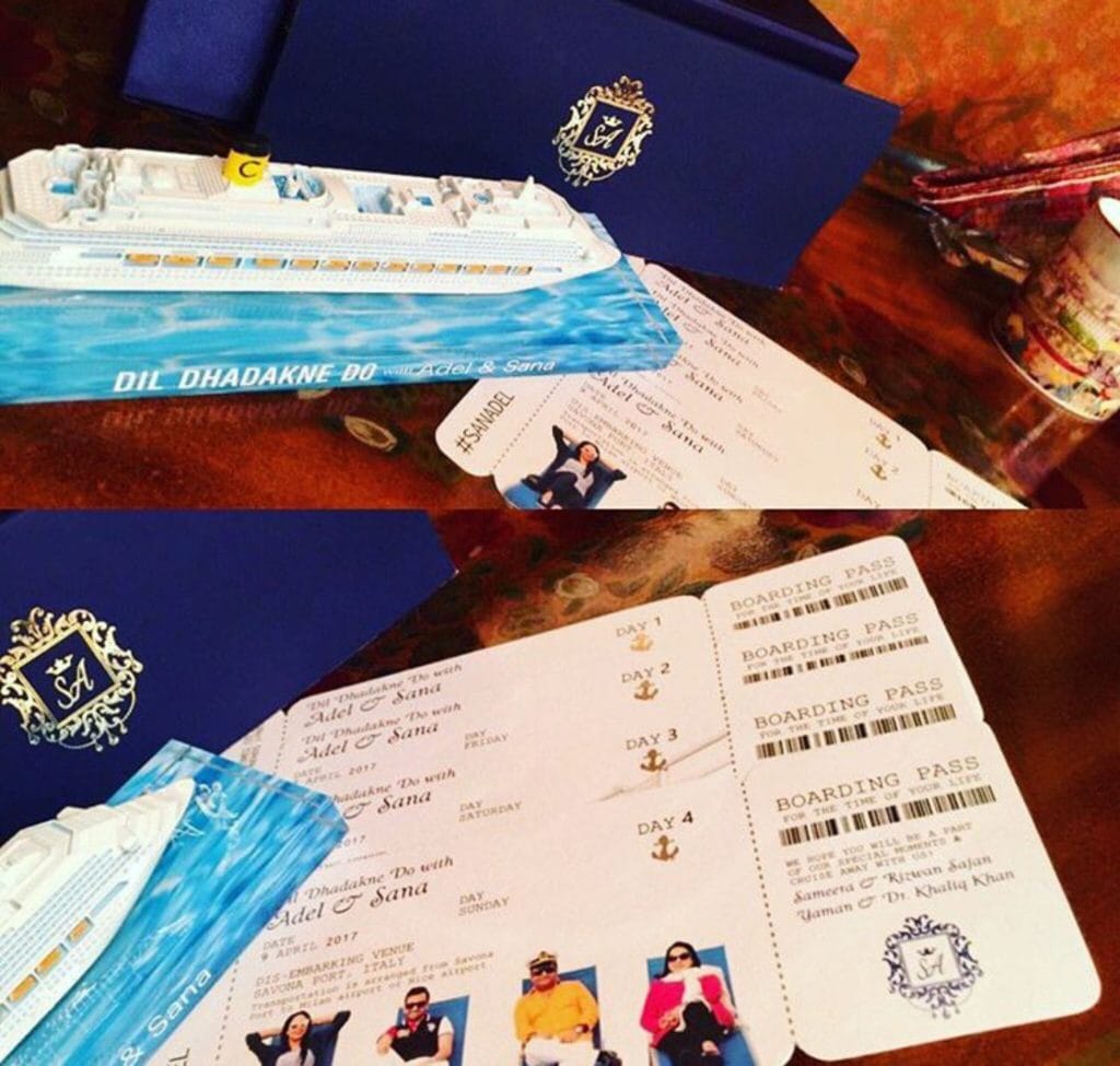 Adel Sana Wedding Invite