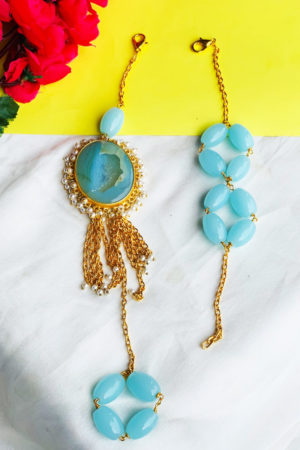 agate rakhi and lumber set